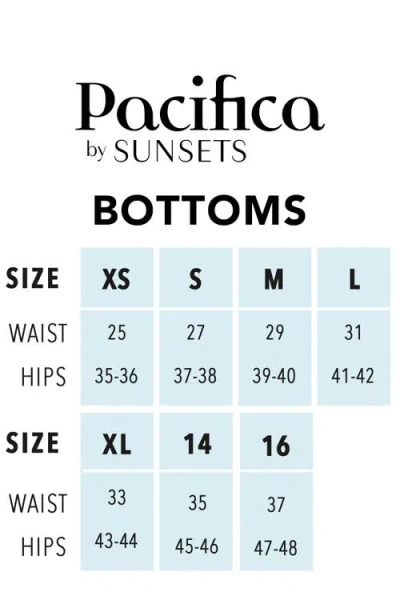 Pacifica By Sunsets Penny Hipster Bikini Swim Bottoms