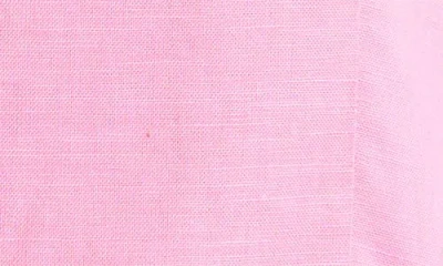 Petal And Pup Petal & Pup Laurent Cotton & Linen Button-up Top In Pink