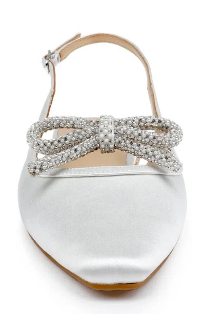 Badgley Mischka Collection Genesis Slingback Flat