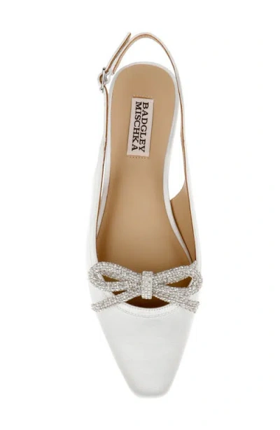 Badgley Mischka Collection Genesis Slingback Flat