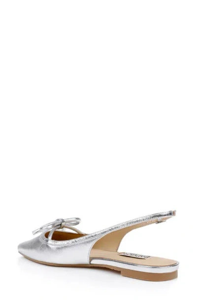 Badgley Mischka Collection Genesis Slingback Flat