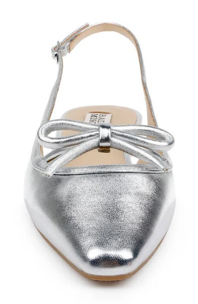 Badgley Mischka Collection Genesis Slingback Flat