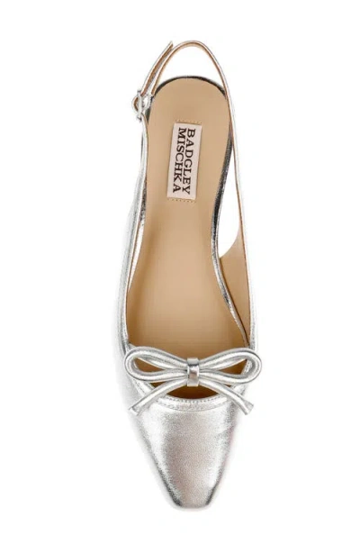 Badgley Mischka Collection Genesis Slingback Flat