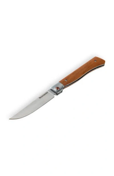 Messermeister Folding Steak Knife 4 Inches In Brown