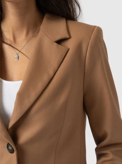 Saint + Sofia Astrid Crop Blazer