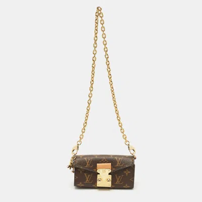 Pre-owned Louis Vuitton Monogram Canvas Bitsy Pouch