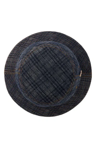 Burberry Check Jacquard Denim Bucket Hat
