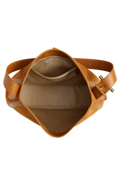 Alexander Mcqueen Mcqueen T-bar Suede Shoulder Bag
