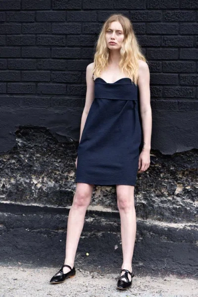 Toit Volant Verona Dress Short In Blue