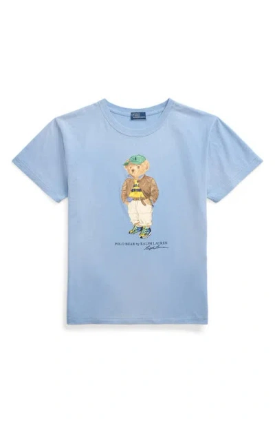 Polo Ralph Lauren Polo Bear Cotton Graphic T-shirt In Blue