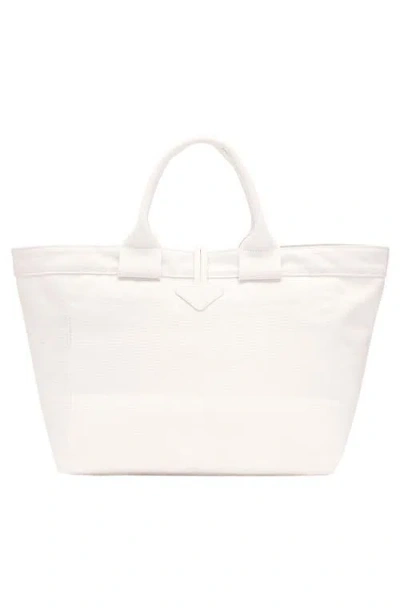 Longchamp Large Le Roseau Cotton Canvas Tote