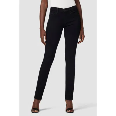 Hudson Jeans Nico Mid-rise Straight In Black