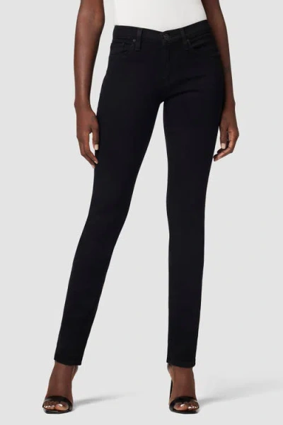 Hudson Jeans Nico Mid-rise Straight In Black