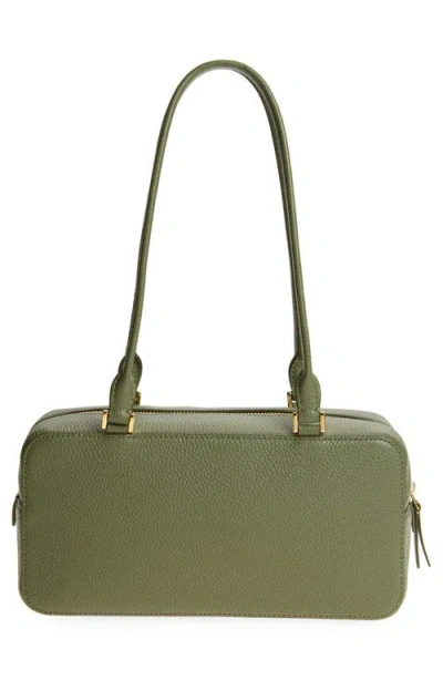Veronica Beard Boxy Leather Shoulder Bag