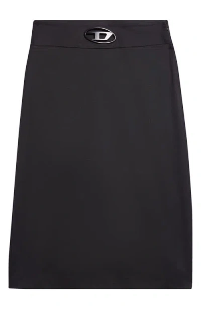 Diesel ® Metallic Oval D Cutout A-line Skirt