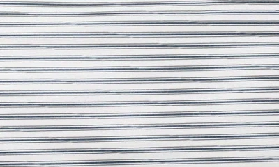 Petite Plume French Ticking Stripes Set Of 2 Cotton Percale Pillowcases In Gray