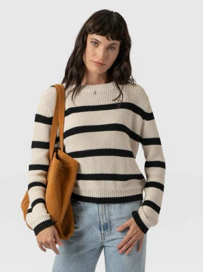 Saint And Sofia Saint + Sofia Remy Crop Sweater