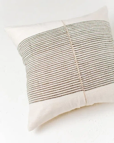 Creative Women Riviera Hand-stitch Throw Pillow Cover