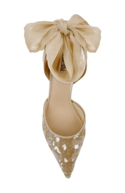 Badgley Mischka Bridal Blaze Ii Ankle Tie Pointed Toe Pump