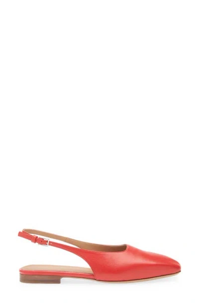 Mansur Gavriel Square Toe Slingback Flat