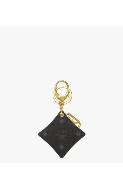 Mcm Aren Bicolor Diamond Key Charm In Visetos