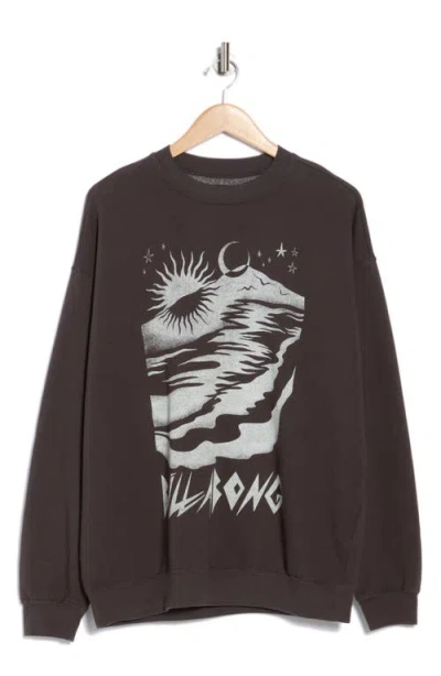 Billabong Ride In Cotton Blend Graphic Sweatshirt