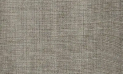 Canali Siena Regular Fit Brown Mélange Super 130s Wool Suit In Gray