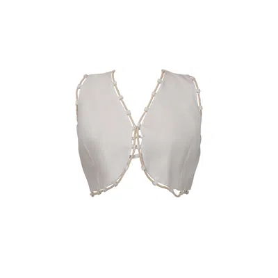 Muda Clothing Fz Llc Ariel White Linen Co-ord Set