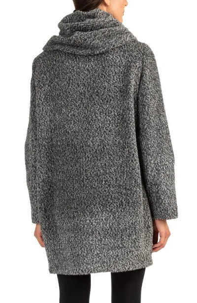 Sofia Cashmere Cocoon Wool & Alpaca Blend Bouclé Coat