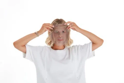 Accouchée Facecover Reusable Silver Face Mask