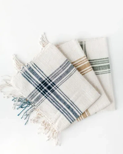 Creative Women Cabin Hatch Cotton Hand Towel In Multi