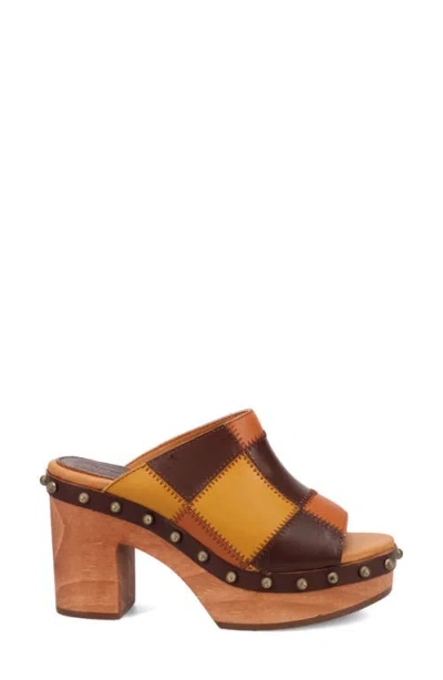 Dingo Mosaic Platform Slide Sandal