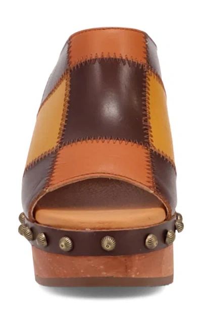 Dingo Mosaic Platform Slide Sandal