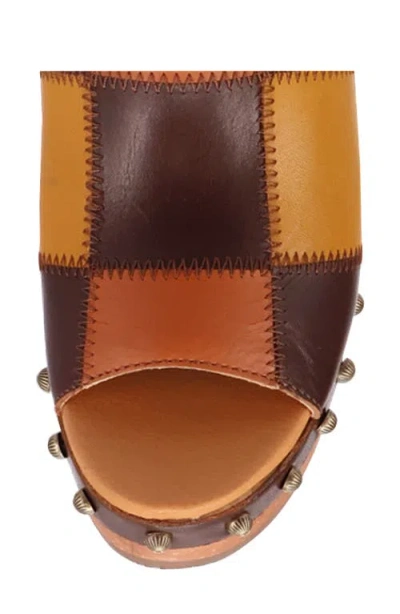 Dingo Mosaic Platform Slide Sandal