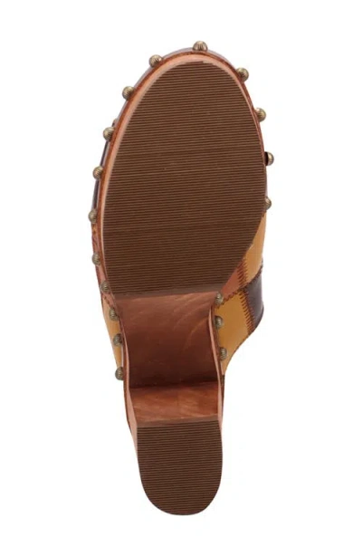 Dingo Mosaic Platform Slide Sandal
