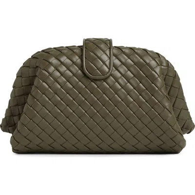 Bottega Veneta Mini Lauren 1980 Intrecciato Leather Clutch