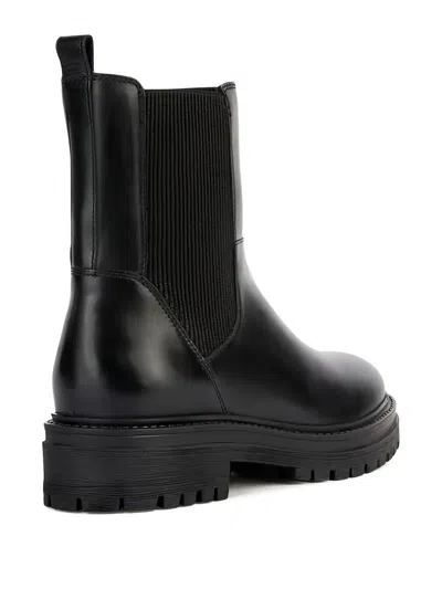 Geox Iridea Chelsea Booties In Black