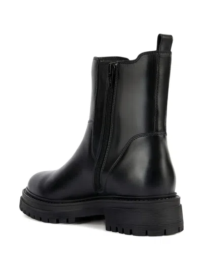 Geox Iridea Chelsea Booties In Black