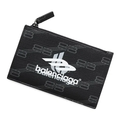 Pre-owned Balenciaga Black Pvc Coin Purse/coin Case ()