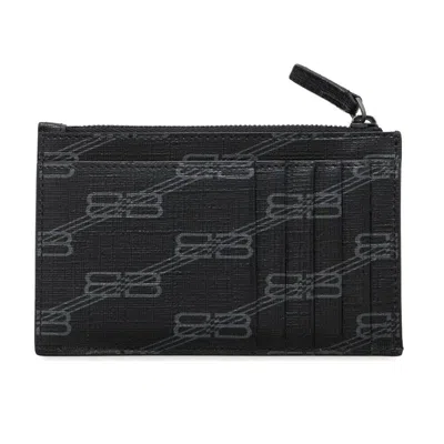 Pre-owned Balenciaga Black Pvc Coin Purse/coin Case ()