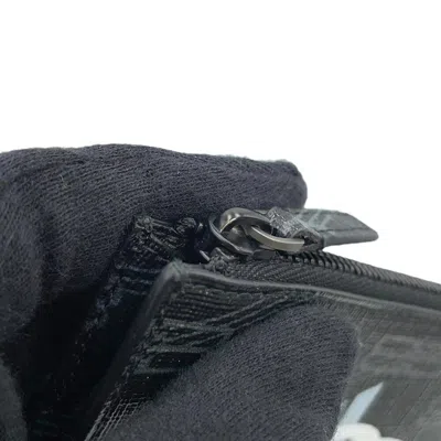 Pre-owned Balenciaga Black Pvc Coin Purse/coin Case ()