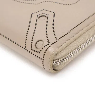 Pre-owned Balenciaga Grayish Leather Long Wallet (bi-fold) ()