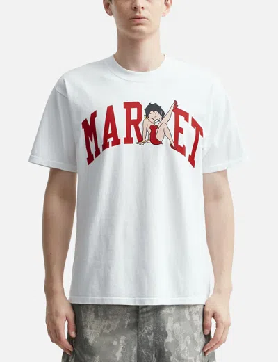 Market Betty Boop Arc T-shirt In White