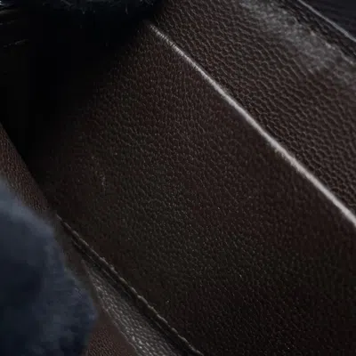 Pre-owned Bottega Veneta Intrecciato Brown Leather Coin Purse/coin Case ()
