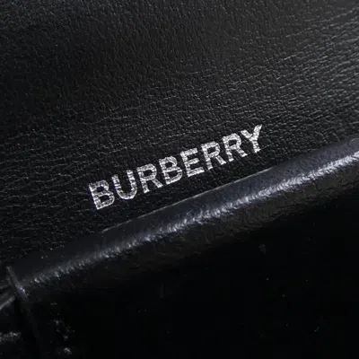 Pre-owned Burberry Black Chain/shoulder Wallet ()