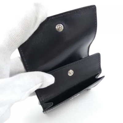 Pre-owned Burberry Black Chain/shoulder Wallet ()