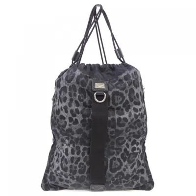 Pre-owned Dolce & Gabbana Black Gray Backpack ()