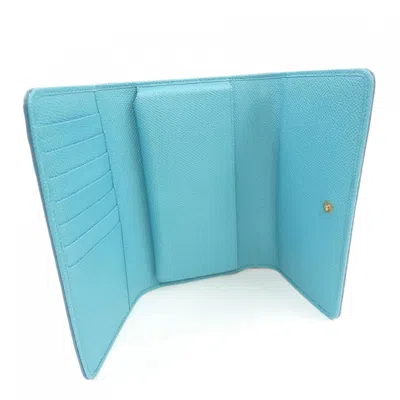 Pre-owned Dolce & Gabbana Blue Chain/shoulder Wallet ()