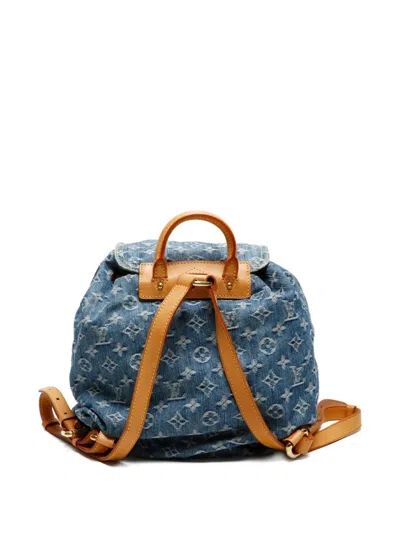 Pre-owned Louis Vuitton 2006 Sac A Dos Gm Backpack In Blue