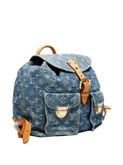 Pre-owned Louis Vuitton 2006 Sac A Dos Gm Backpack In Blue